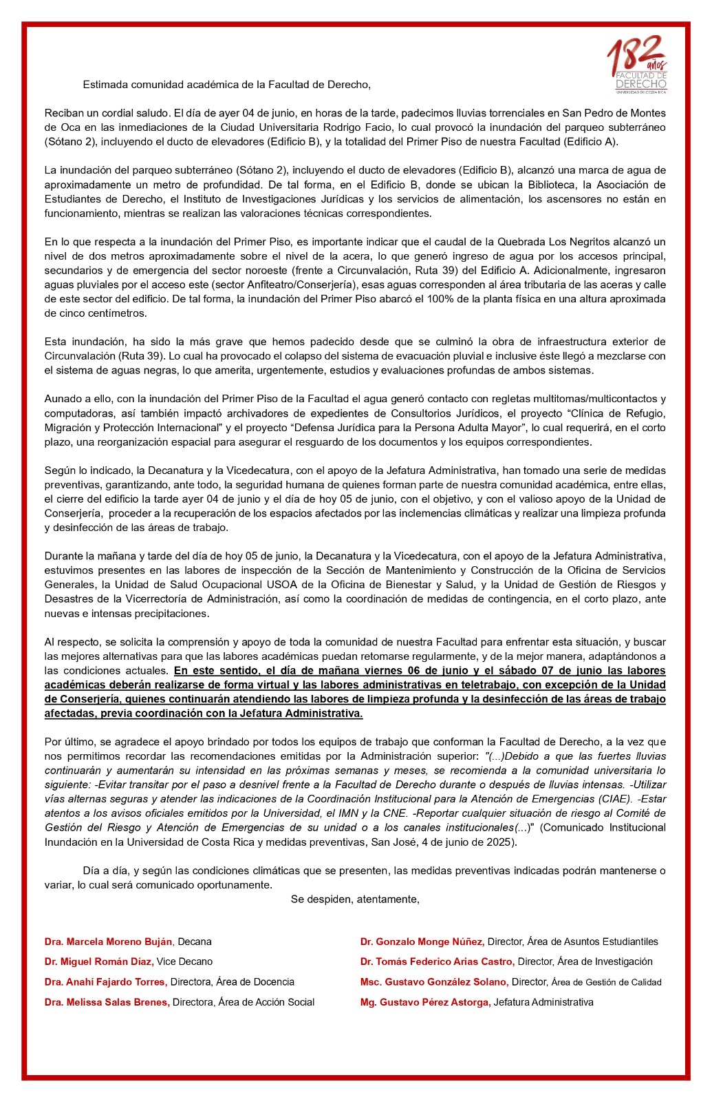 Comunicado